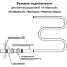 Полотенцесушитель водяной TERMINUS ФОКСТРОТ-ЛИАНА 600x600 4620768881367